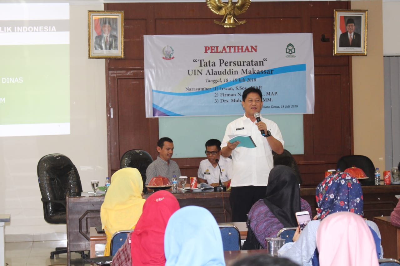 Gambar UIN Alauddin Makassar Gelar Pelatihan Tata Persuratan